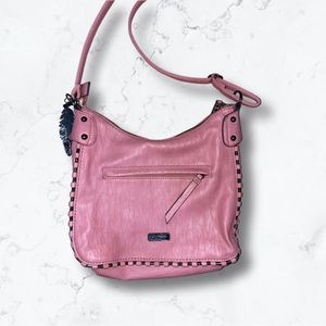 Jessica Simpson Selena Top Zip Crossbody Moss Rose